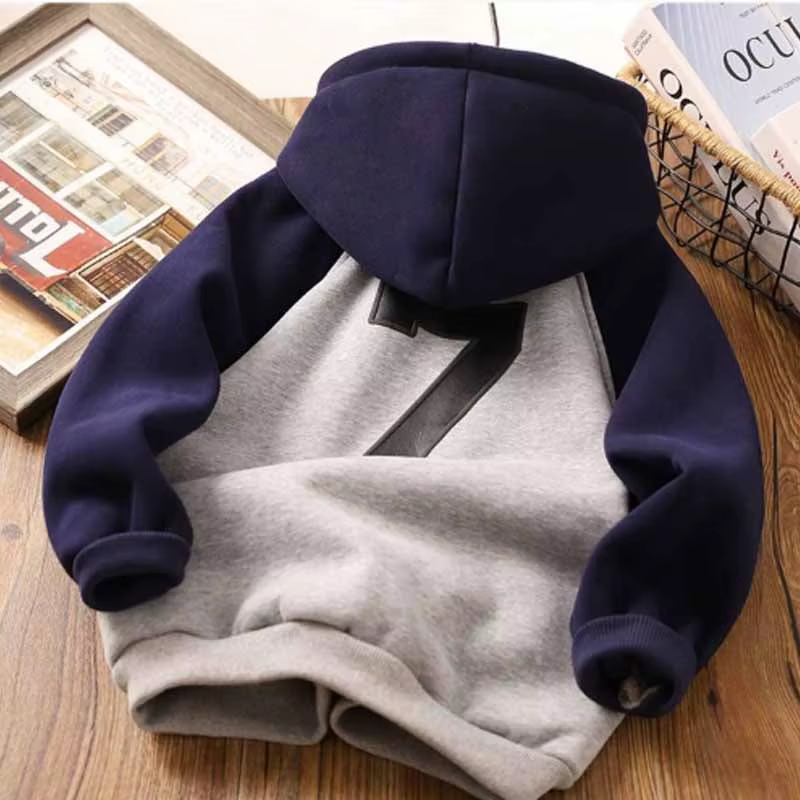 Abrigo acolchado de invierno para niños con capucha - imagen 4