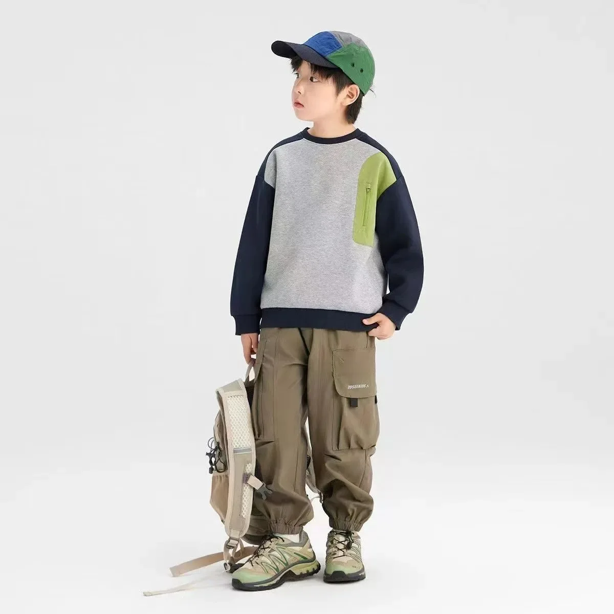 Vista frontal del jersey infantil