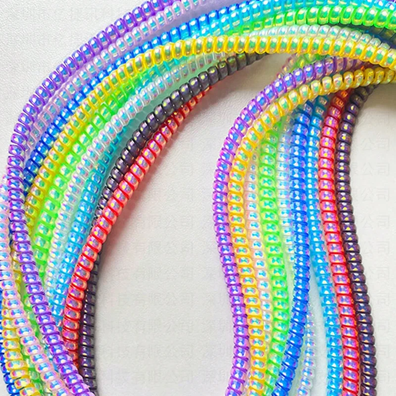 Protector de cable espiral universal colorido para iPhone y Samsung - imagen 2
