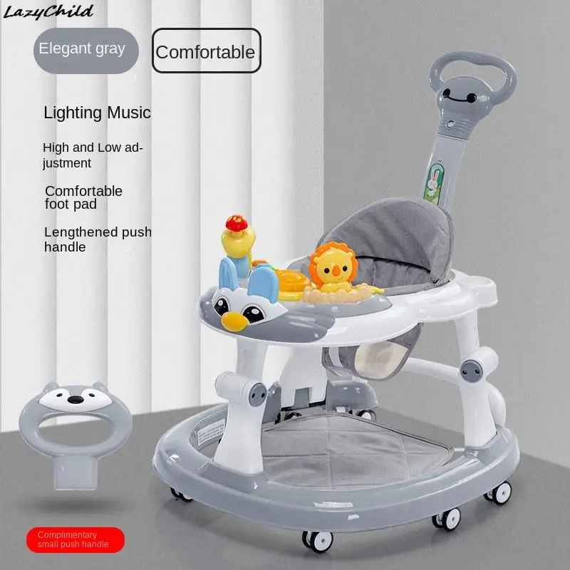 LazyChild Andador para bebé con ruedas y música - Mango de empuje - imagen 5
