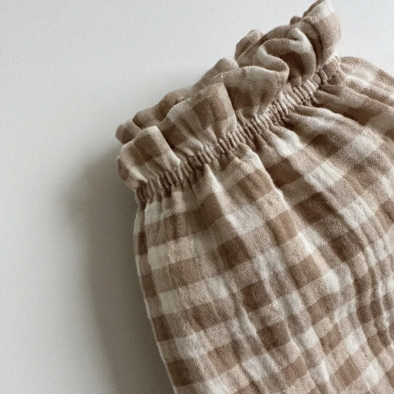 Pantalones de algodón orgánico para bebé - Capris de muselina suave - imagen 3