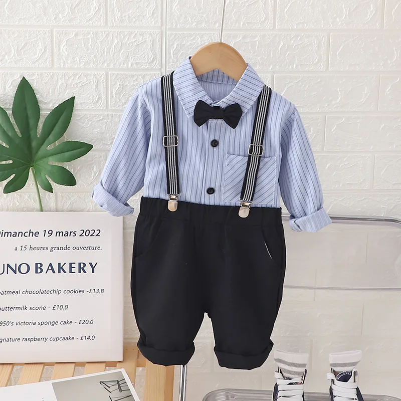 Conjunto bebé de manga larga y pantalón para otoño y primavera - imagen 2