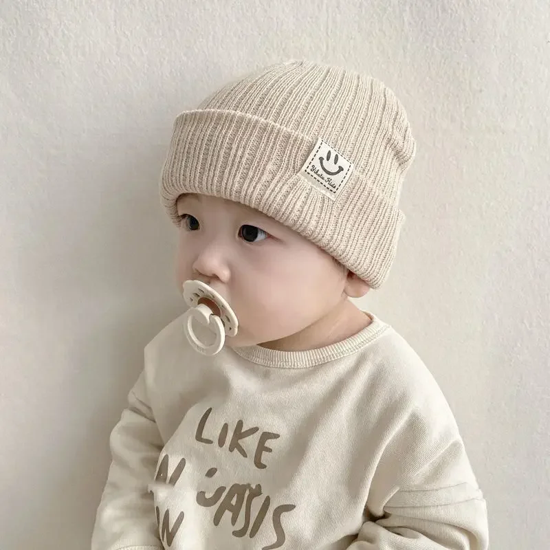 Gorro tejido de invierno para bebé recién nacido