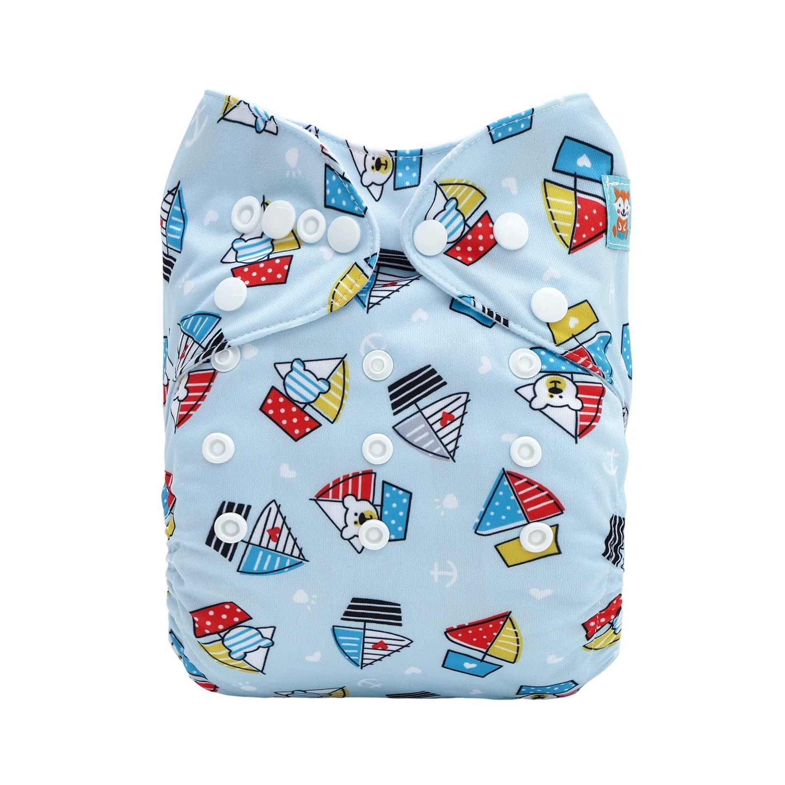 ALVABABY carcasa para pañal de tela con bolsillo ajustable - imagen 5