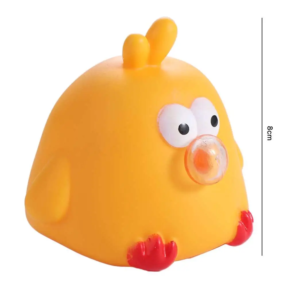 Juguete de apretar elástico con pollo para bebés - imagen 3