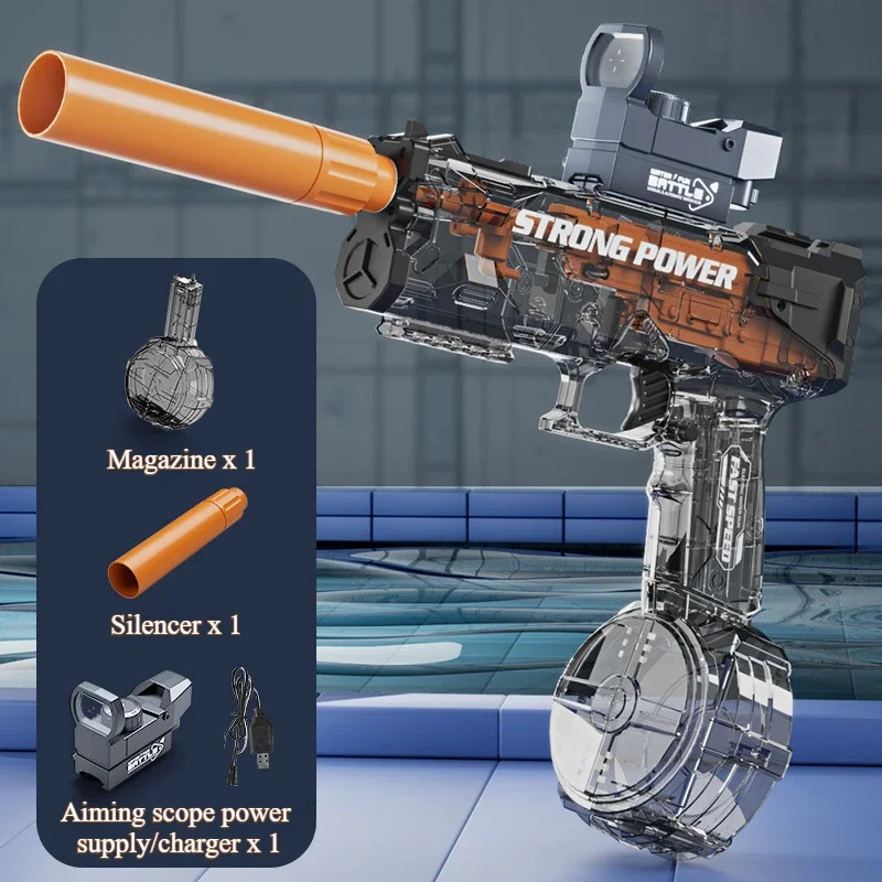Pistola de agua eléctrica de alta presión con pulverización continua - imagen 4