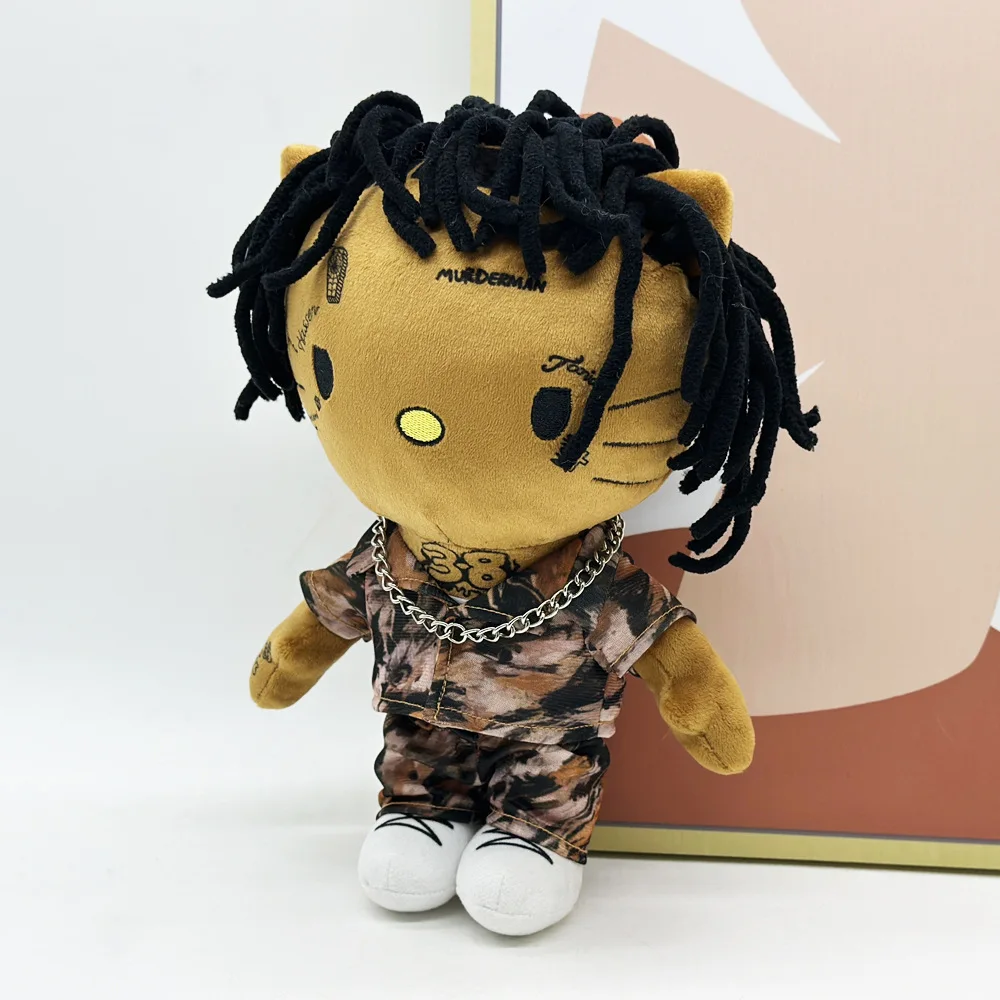 Peluche Hello Kitty suave amarillo, regalo para cumpleaños - imagen 4