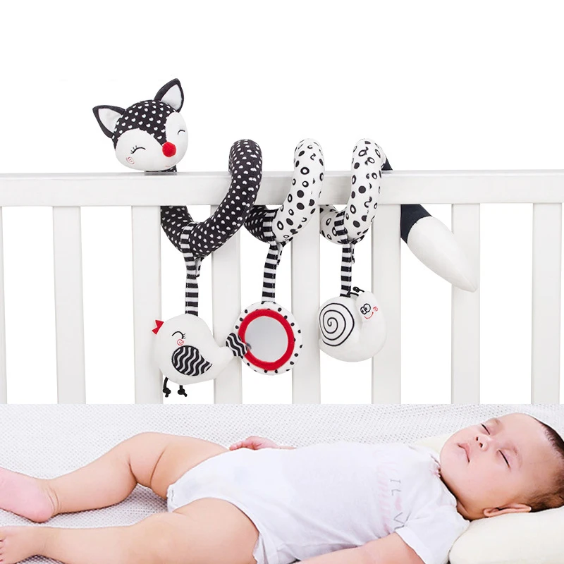 Espiral sonajero para cochecito y cuna – Móvil sensorial - imagen 3