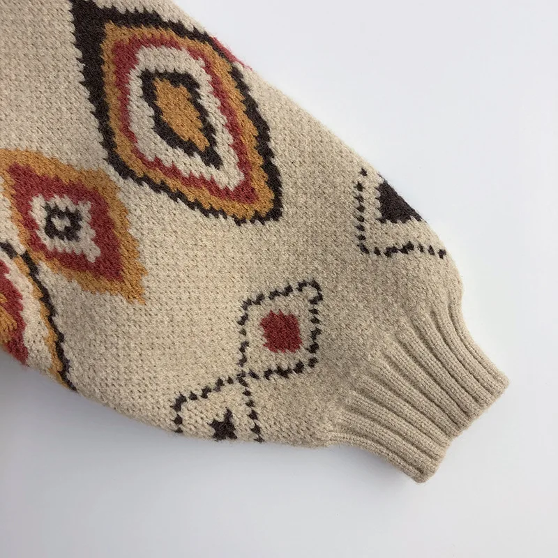 Milangel jersey de punto para niños – Abrigo cálido retro