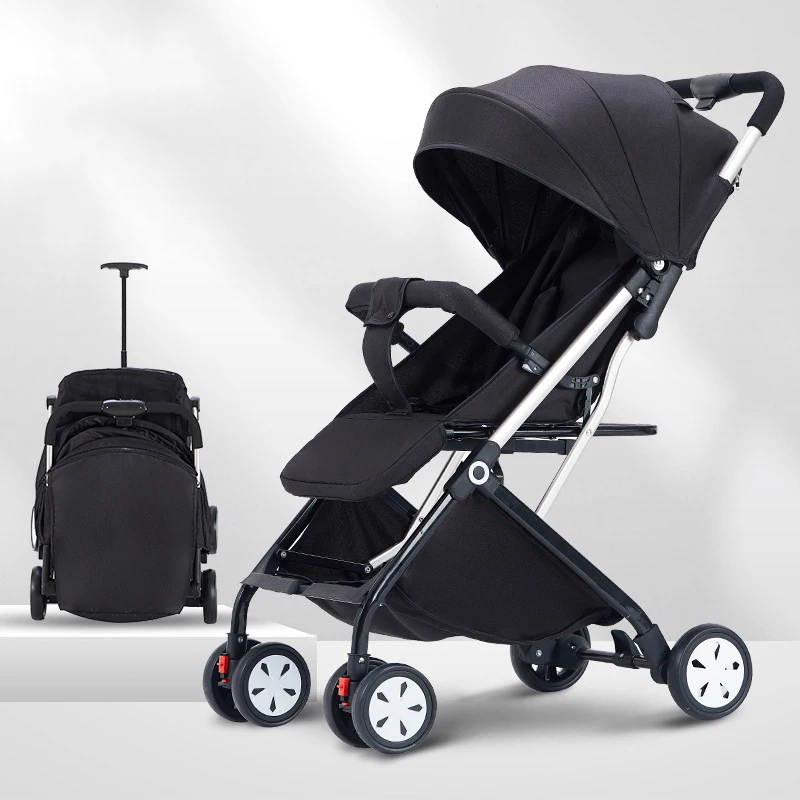 Cochecito plegable BabyGo para recién nacido hasta tres años