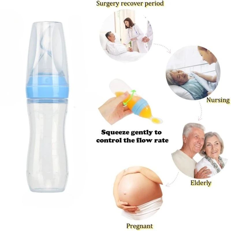 Recogida e ingesta controlada con cuchara y graduaciones