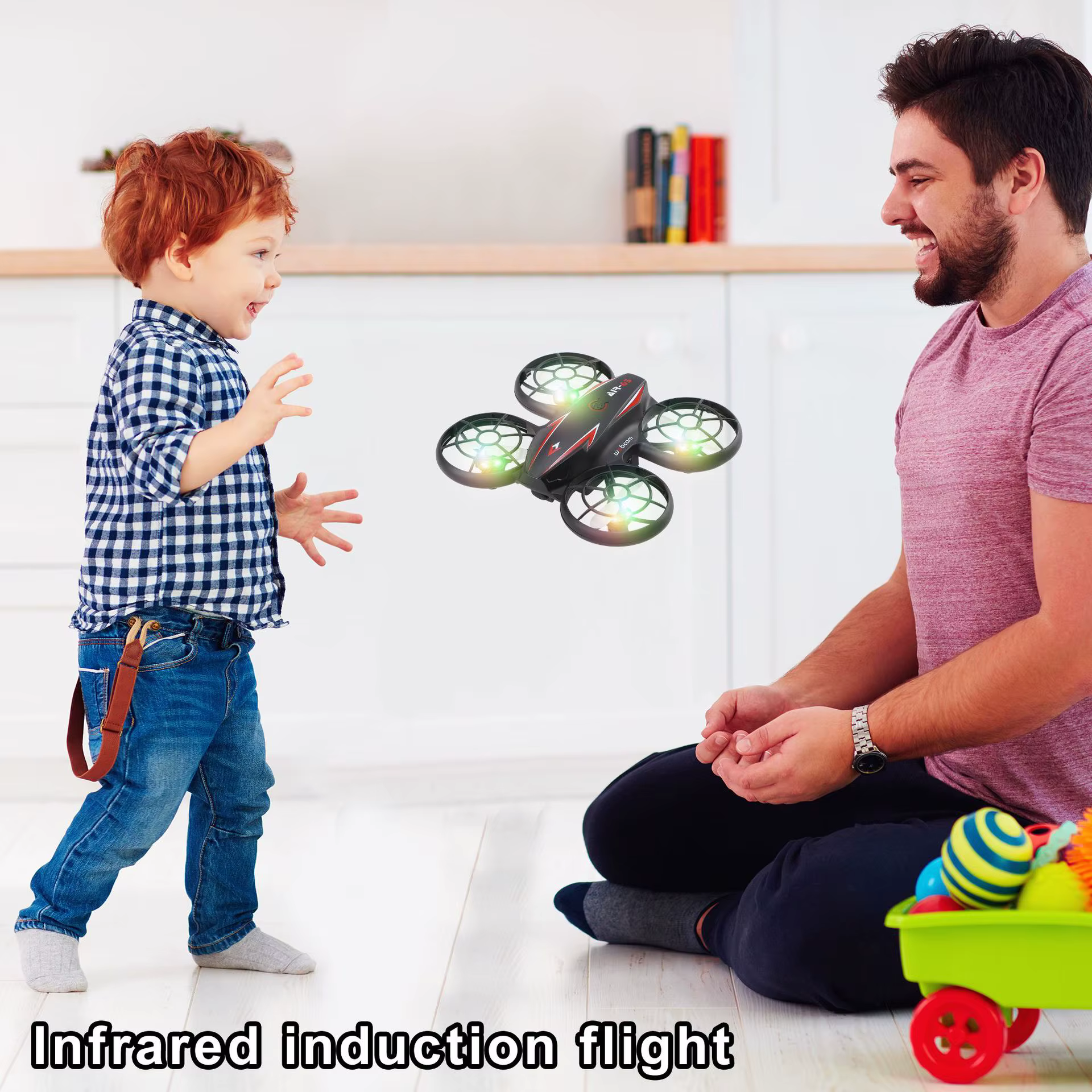 Demostración de la función de vuelo estable del quadcopter