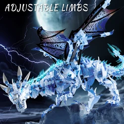 Bloques de construcción dragón hielo Ice Dragon para niños