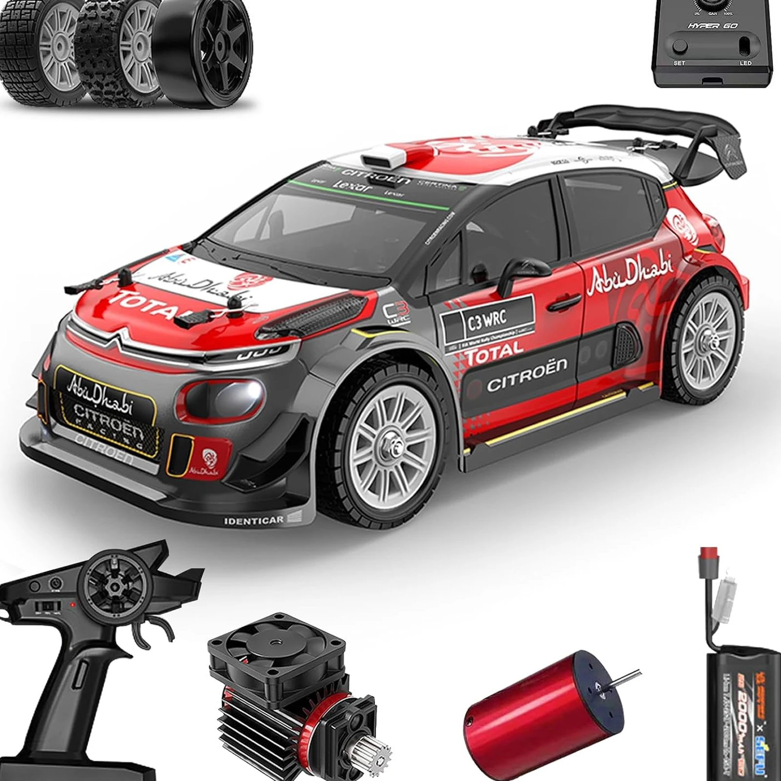 MJX Hyper Go RC coche de drift 2,4G sin escobillas 4WD alta velocidad