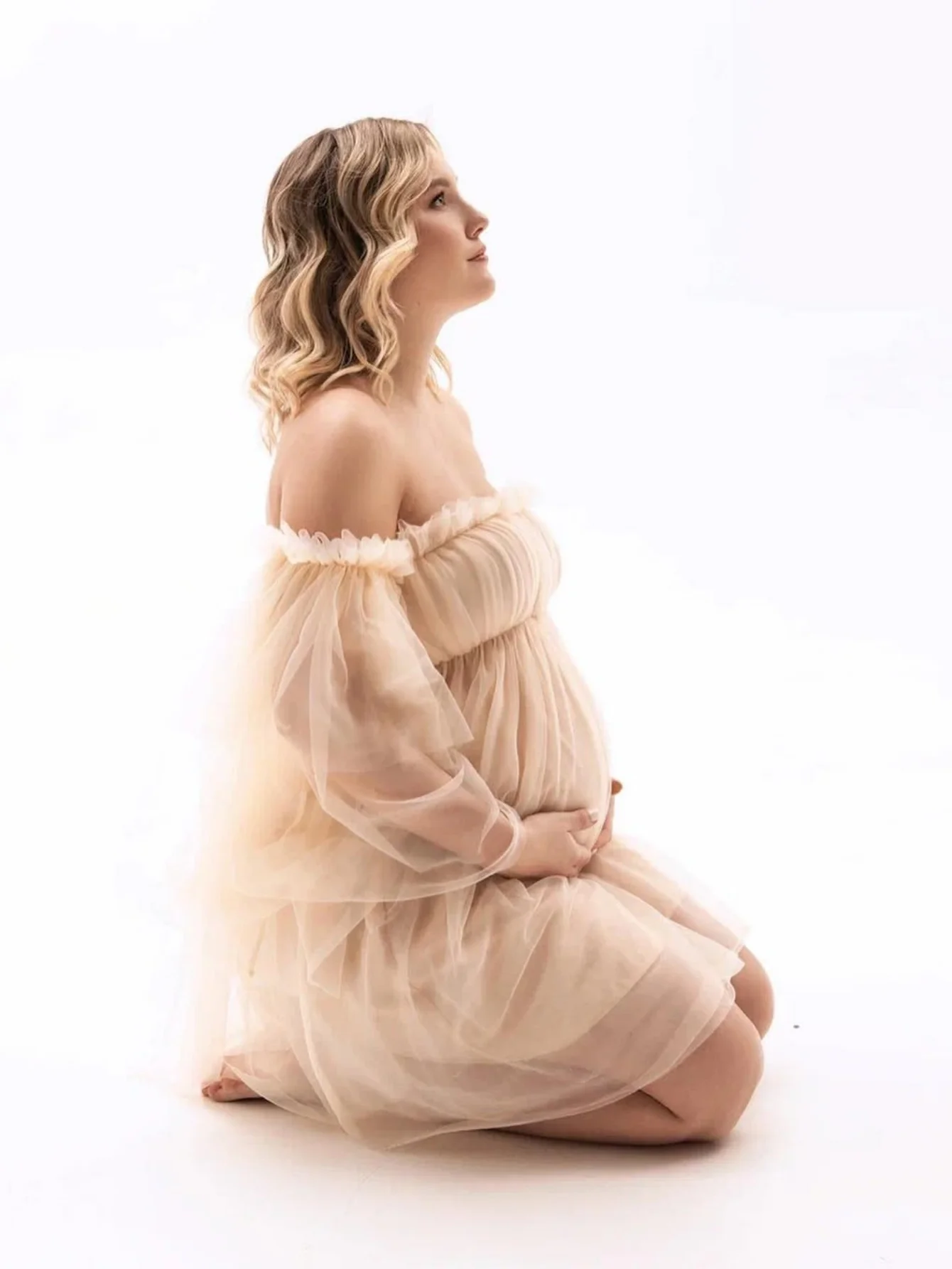 Tabla de tallas del vestido de fotografía de maternidad