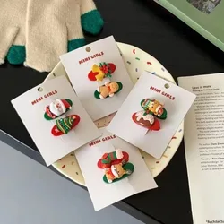 Horquillas infantiles de Navidad para niña – accesorio cabello lateral