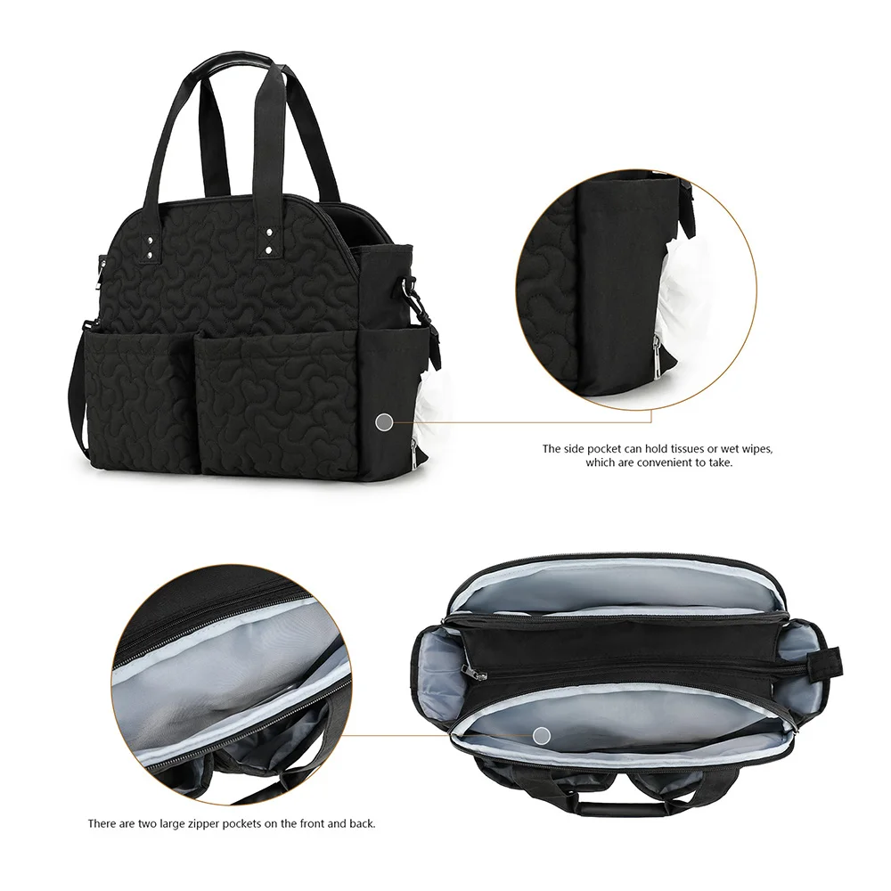 Bolsa maternal Oxford impermeable – Gran capacidad organizativa - imagen 3
