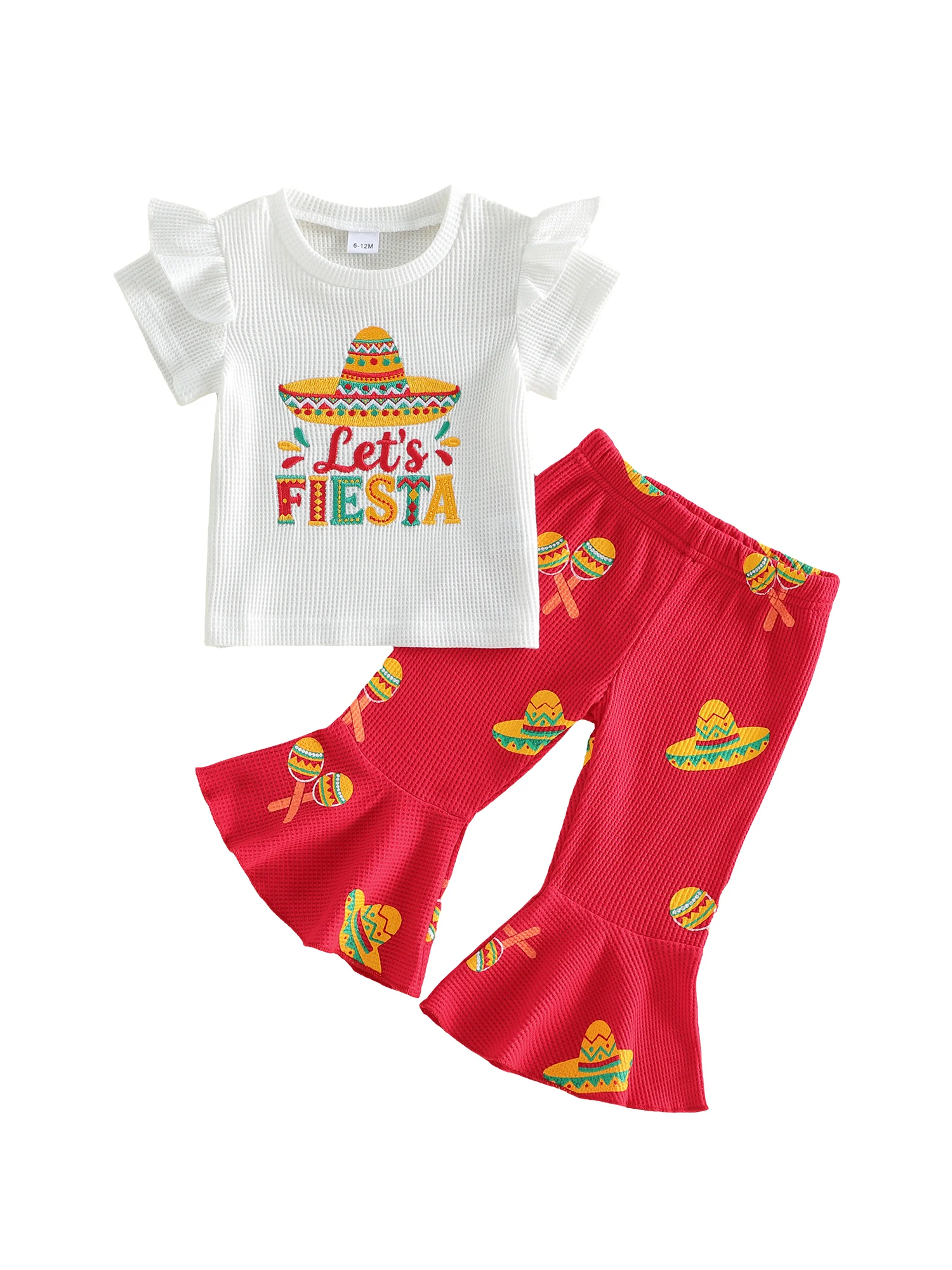 Camiseta con estampado bordado tipo sombrero