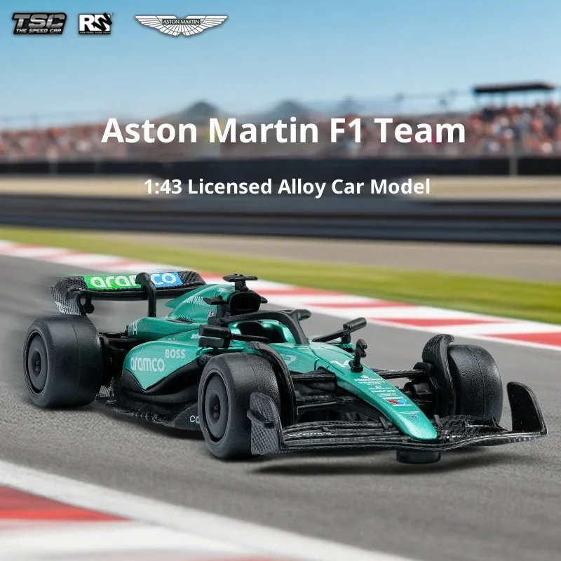 Aston Martin F1 coche de carreras a escala en aleación - imagen 5