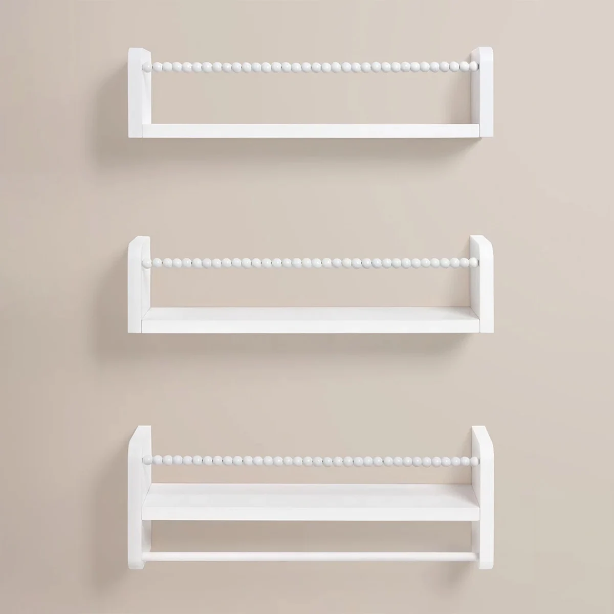 Estantes flotantes de madera para pared