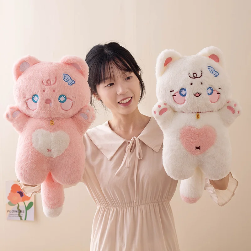 Almohada de peluche gato tierno para siesta y regalo infantil - imagen 2