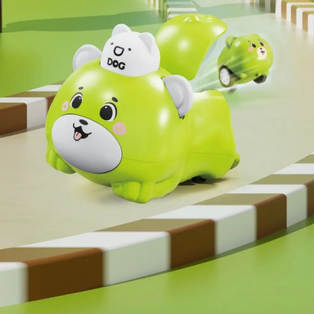 Coches de juguete de animales elásticos resistentes para aprender