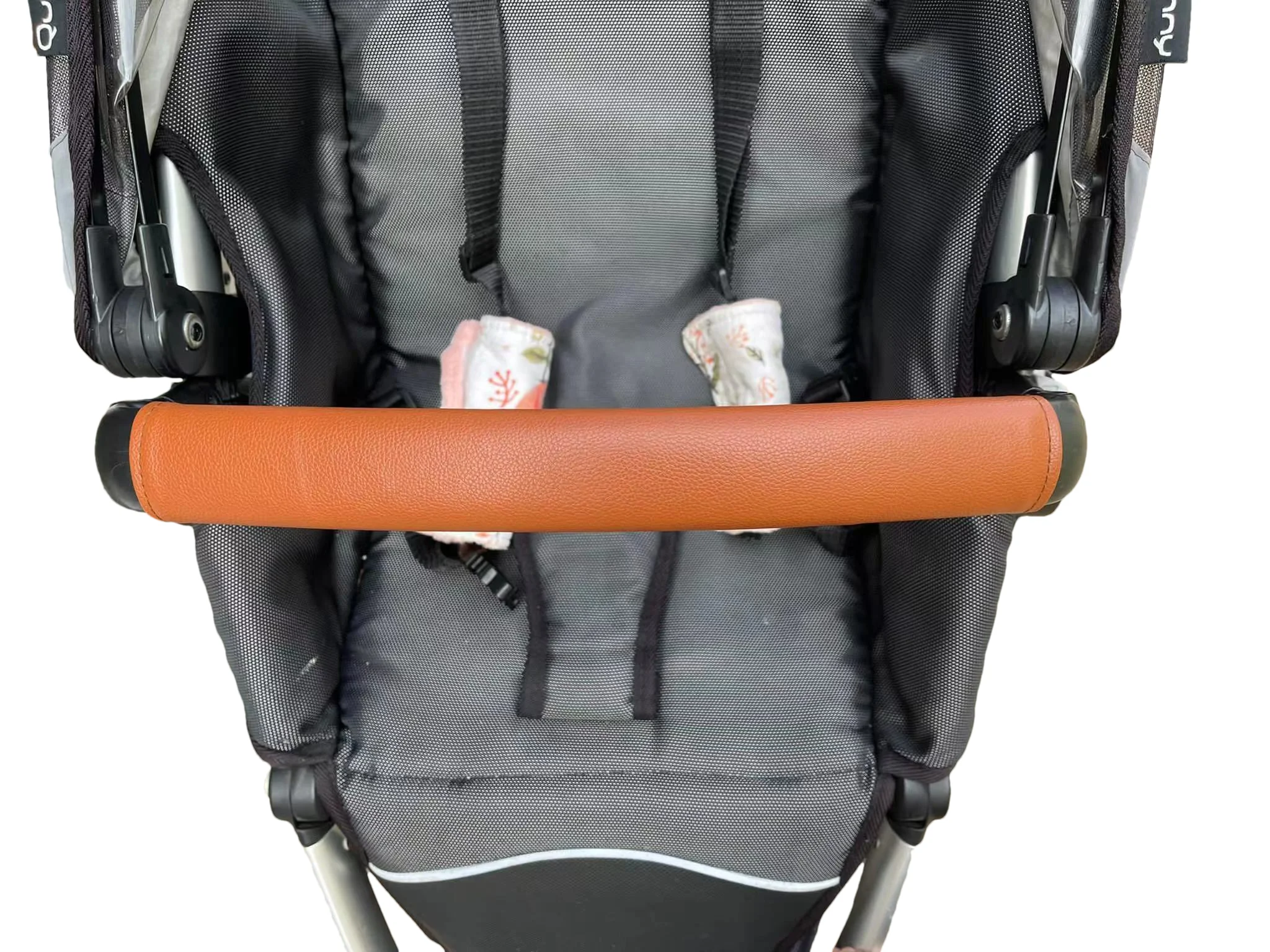 Quinny Buzz 3: Fundas de cuero suave para la barra del cochecito - imagen 5