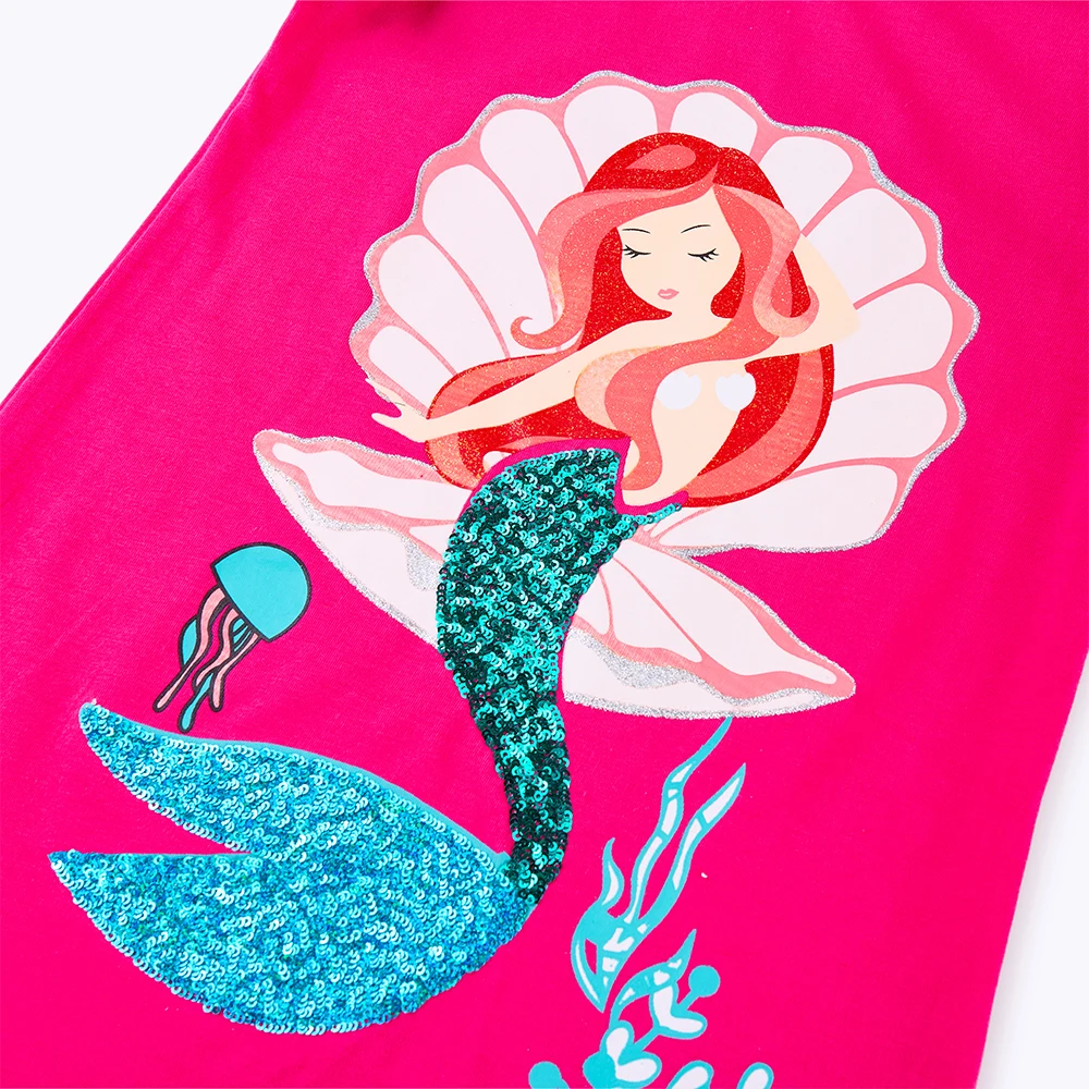 DXTON Vestido sirena de algodón sin mangas con volantes - imagen 5