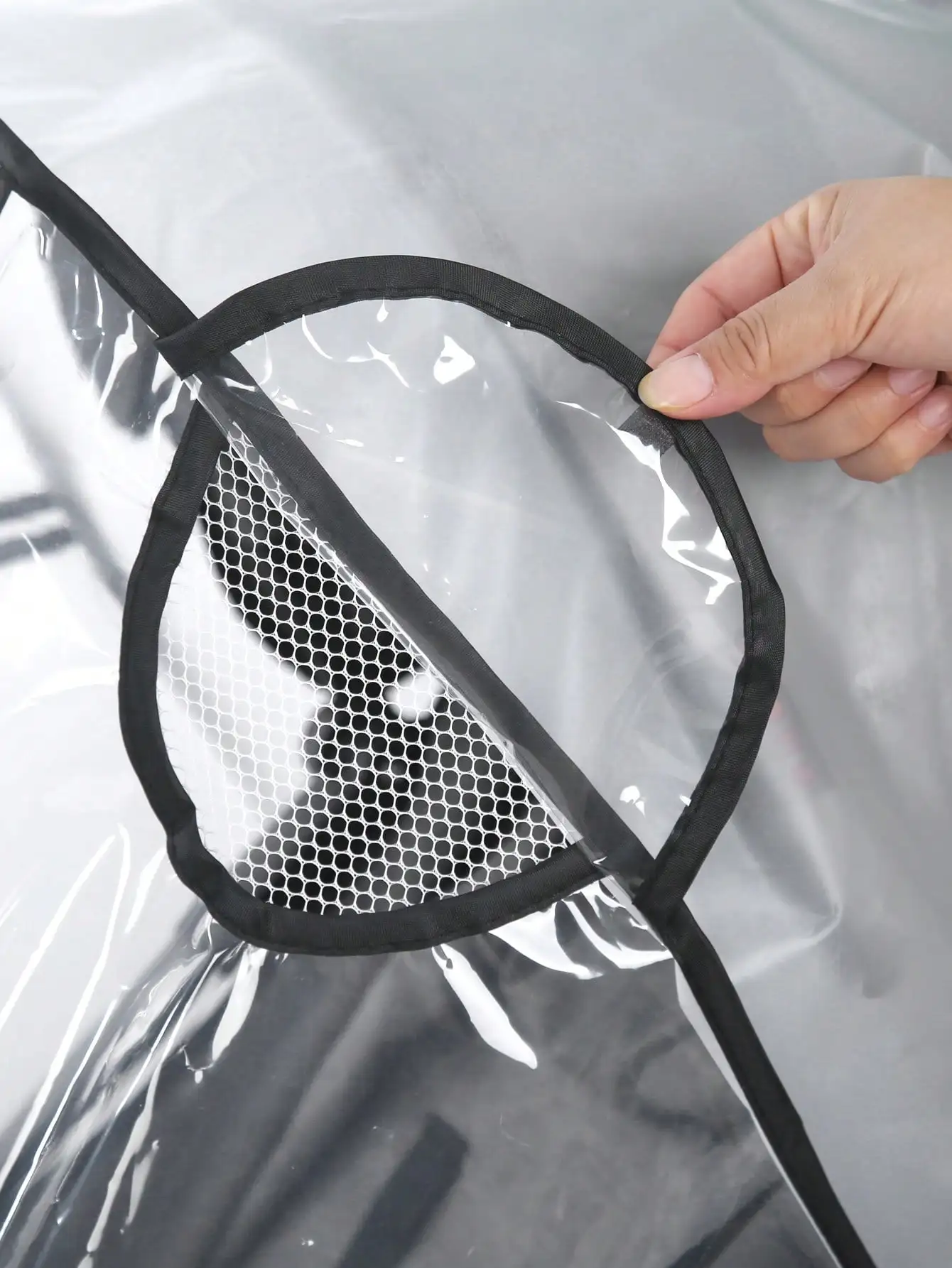 Funda impermeable transparente para cochecito – Resistente al viento - imagen 2
