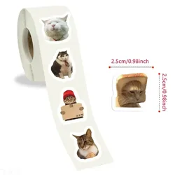 Pegatinas impermeables de gatos divertidos para móvil y portátil