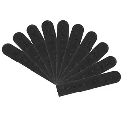 Hebilla de repuesto ajustable para gorra negra con agujeros