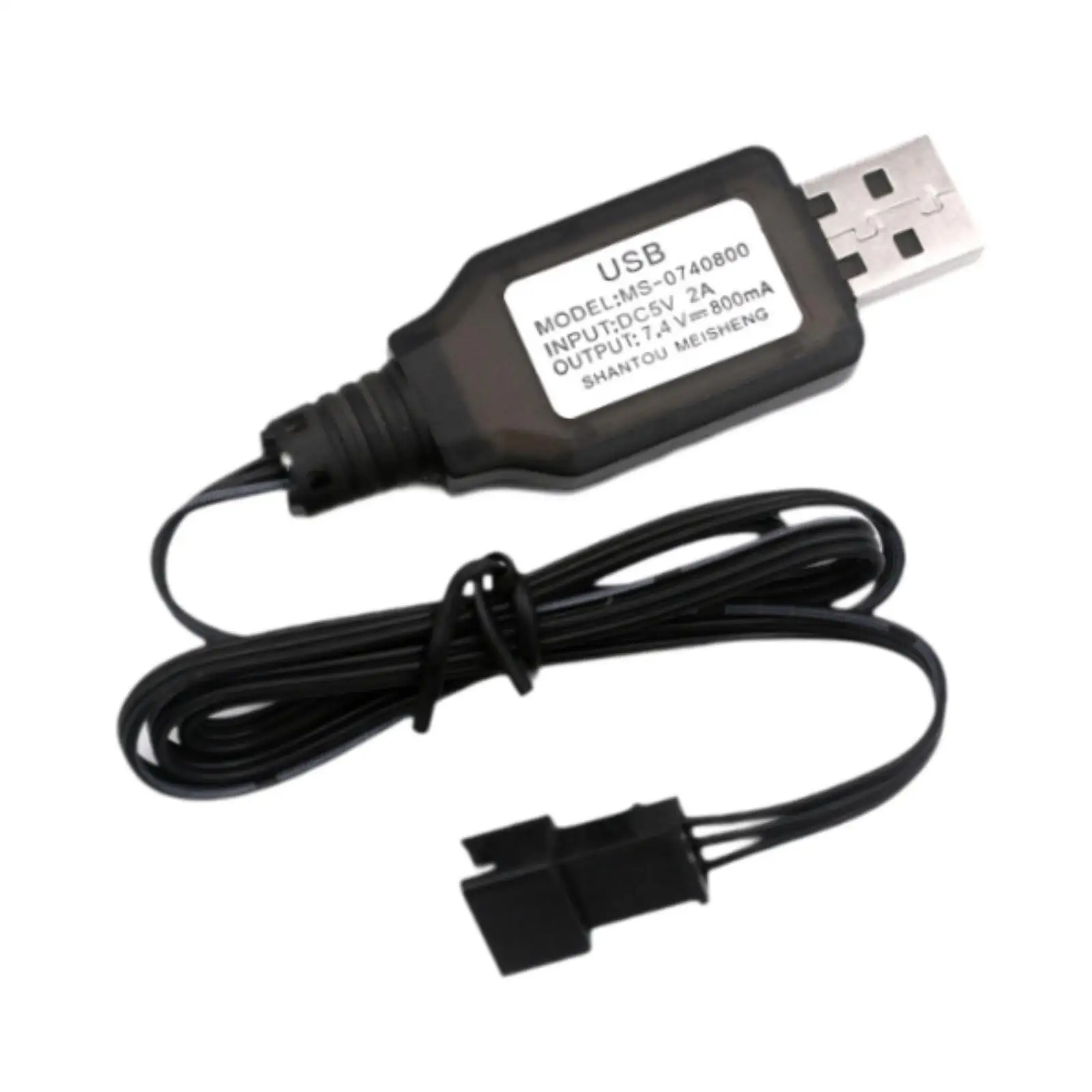 Cable de carga para coche RC, repuesto ABS en negro - imagen 3