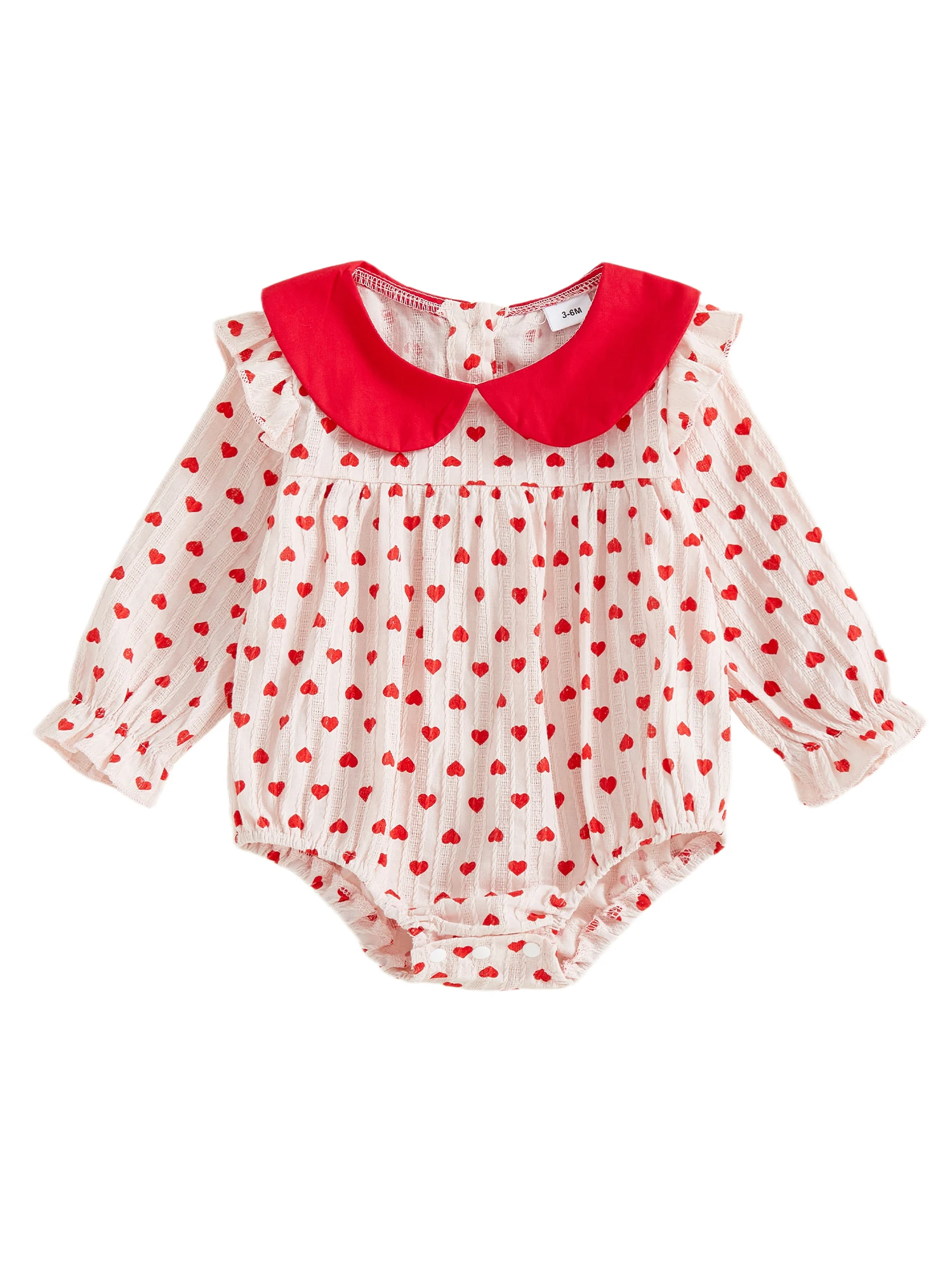 Mameluco Tregren con estampado de corazones para bebé