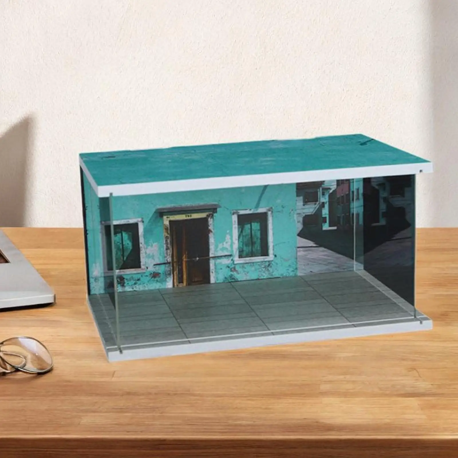 Garaje de coches para miniaturas: vitrina de exhibición elegante - imagen 3