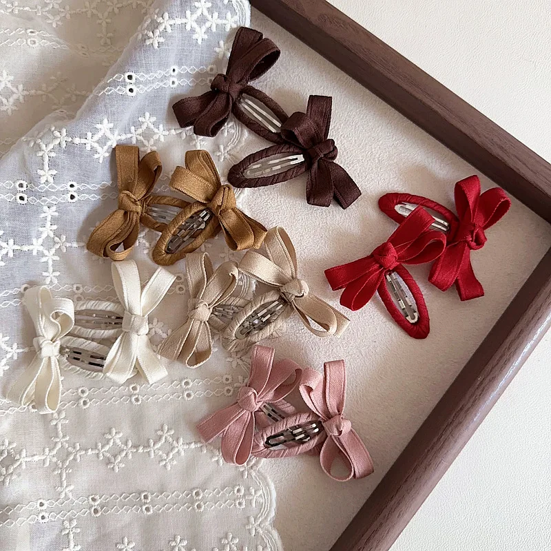 Pack de clips con lazados en varios colores