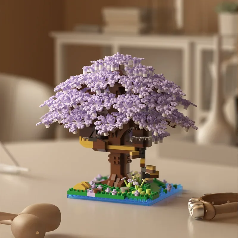 Kit de construcción árbol flor cerezo – SetDIY montable para niños - imagen 5