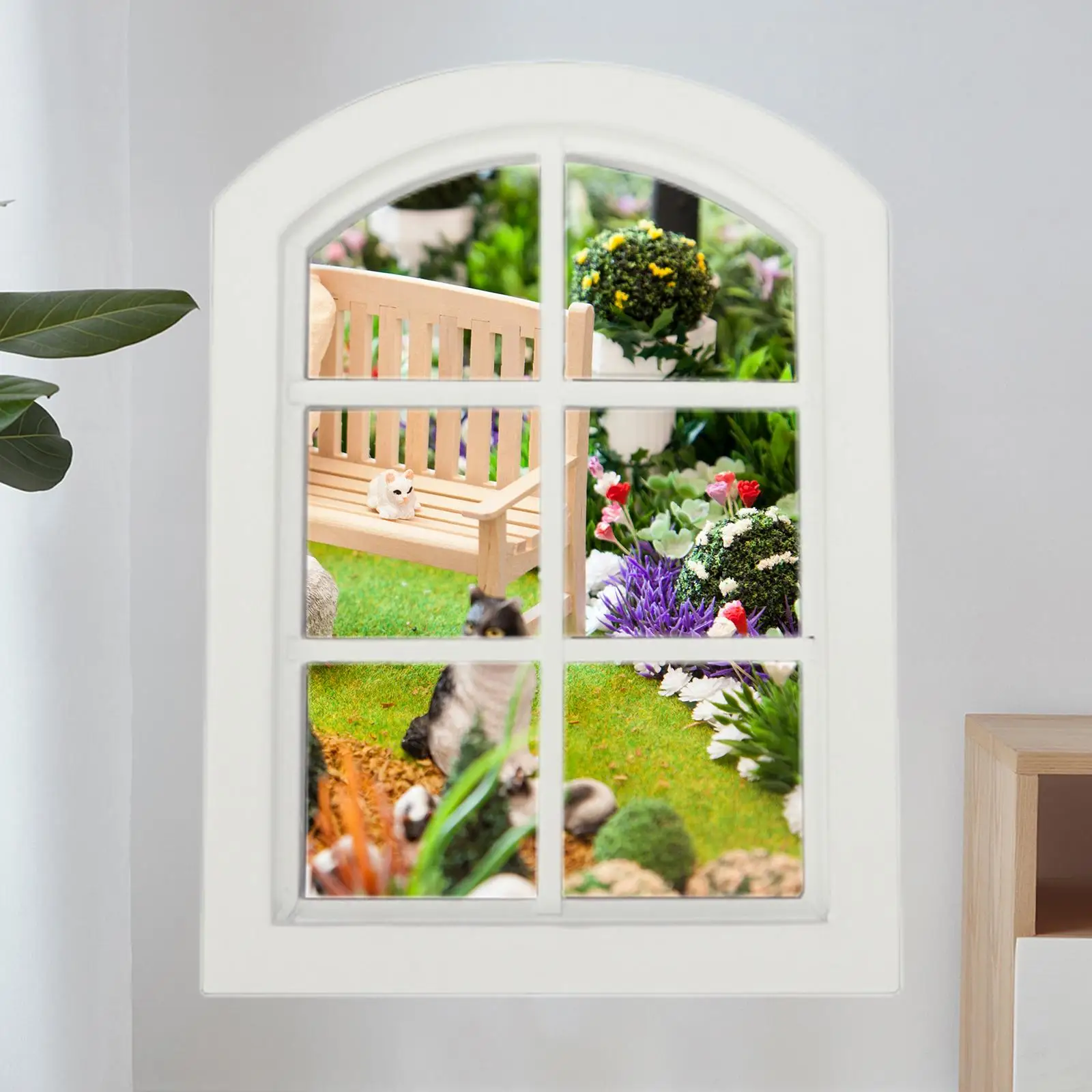 WhiteArch accesorios de madera para ventanas de casa de muñecas - imagen 4