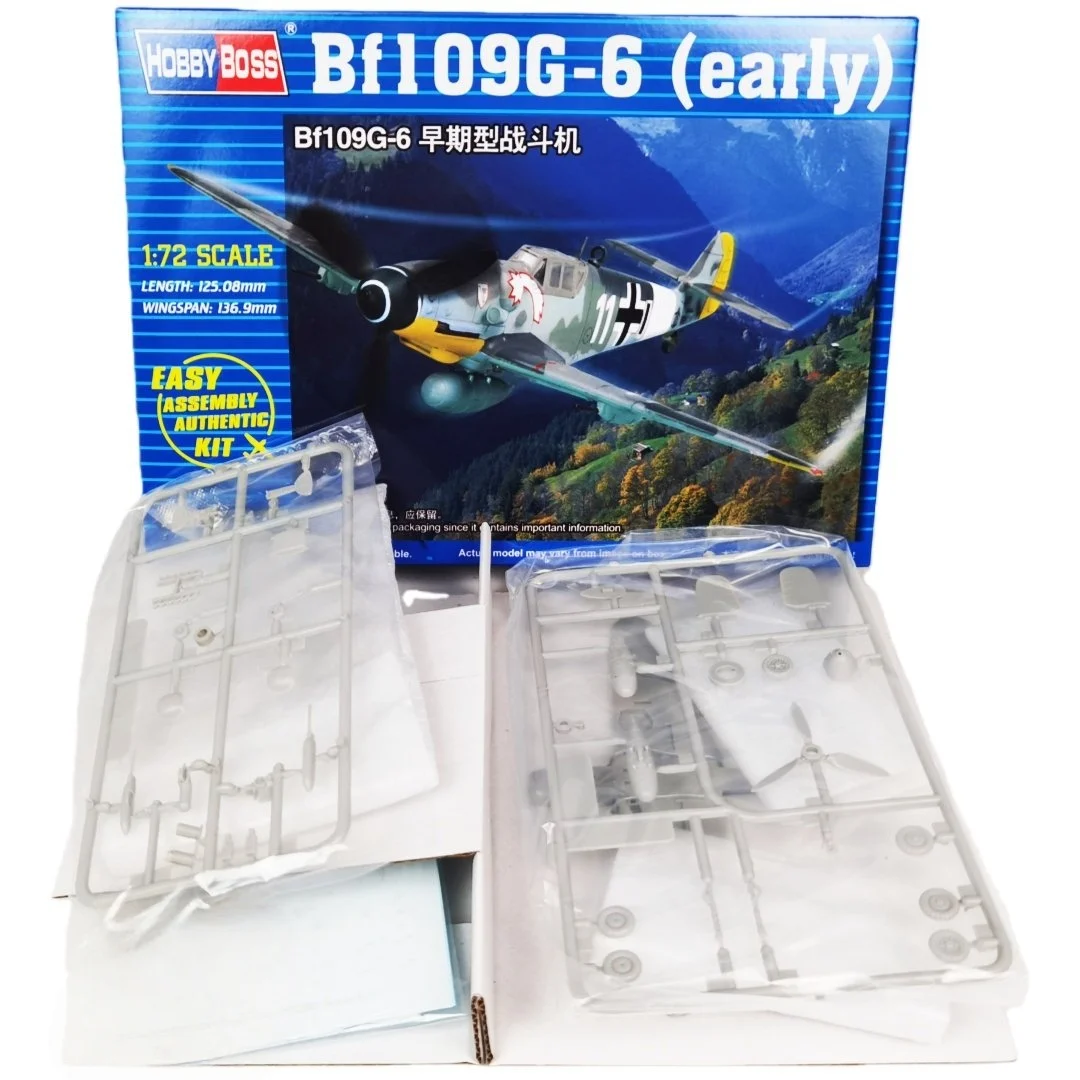 Maqueta de avión de plástico BF109G-6 de TRUMPETER para niños - imagen 2