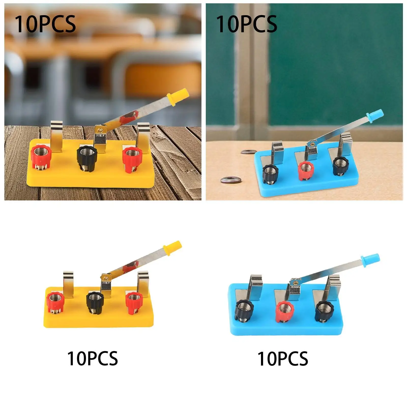 10 Pieces Single Pole Double Throw Switch Science Toys Education Toys for Children Gifts Age 8 9 10 11 12 Years Old Teacher