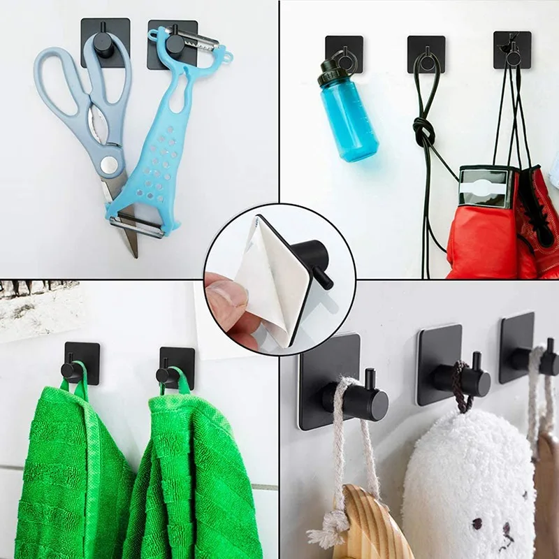 Gancho pared acero inoxidable para toallas y abrigos de baño - imagen 4