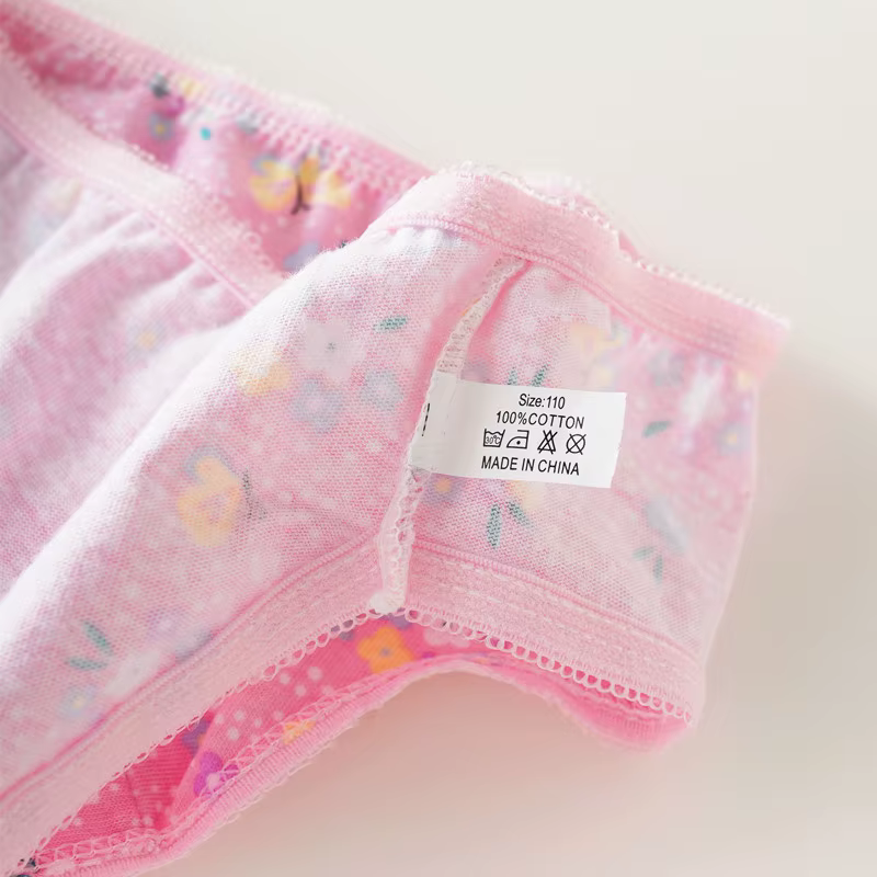 Calzoncillos de algodón con estampado floral para niñas de 2 a 10 años - imagen 4
