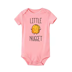 Little Nugget Pelele de bebé recién nacido para anuncio del embarazo