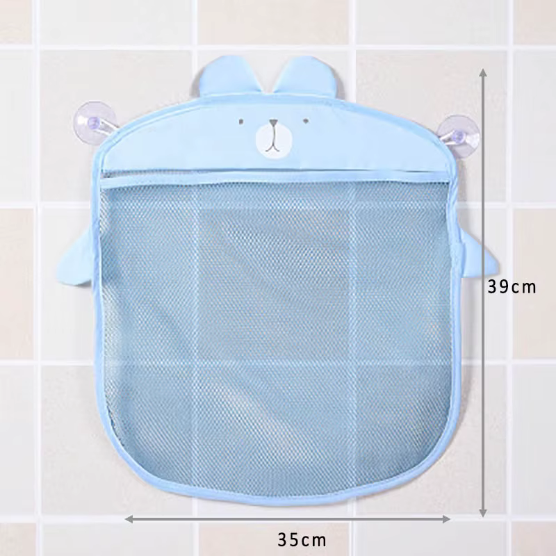 Bolsa de malla baño bebé ventosa organizador juguetes animales formas - imagen 3
