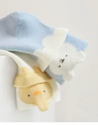 Calcetines altos hasta la rodilla de animales para bebé primavera