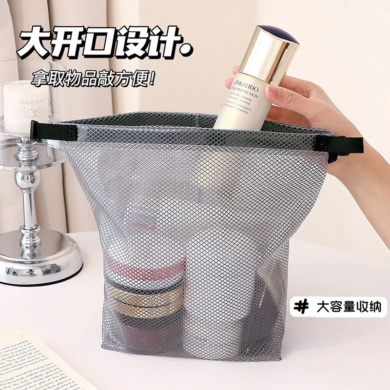 Neceser impermeable de aseo portátil para viaje, gran capacidad - imagen 4