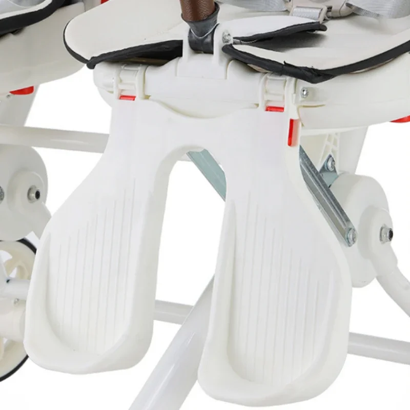 Cochecito gemelar pliable de cuatro ruedas – Cómodo y funcional - imagen 5
