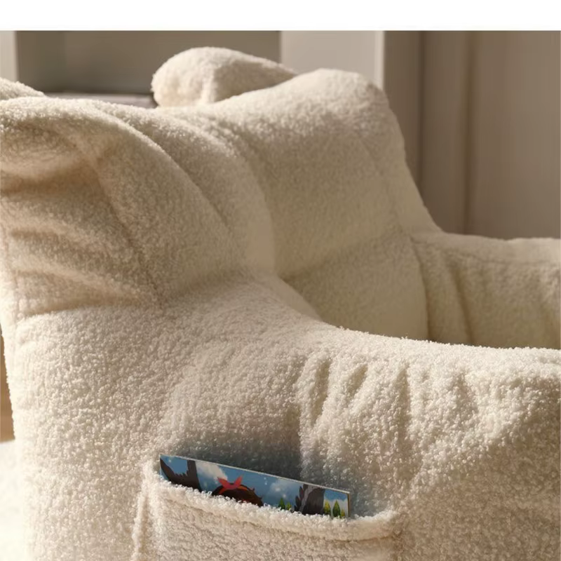 LazyChild Sofá infantil con diseño animado y tela de terciopelo suave - imagen 5