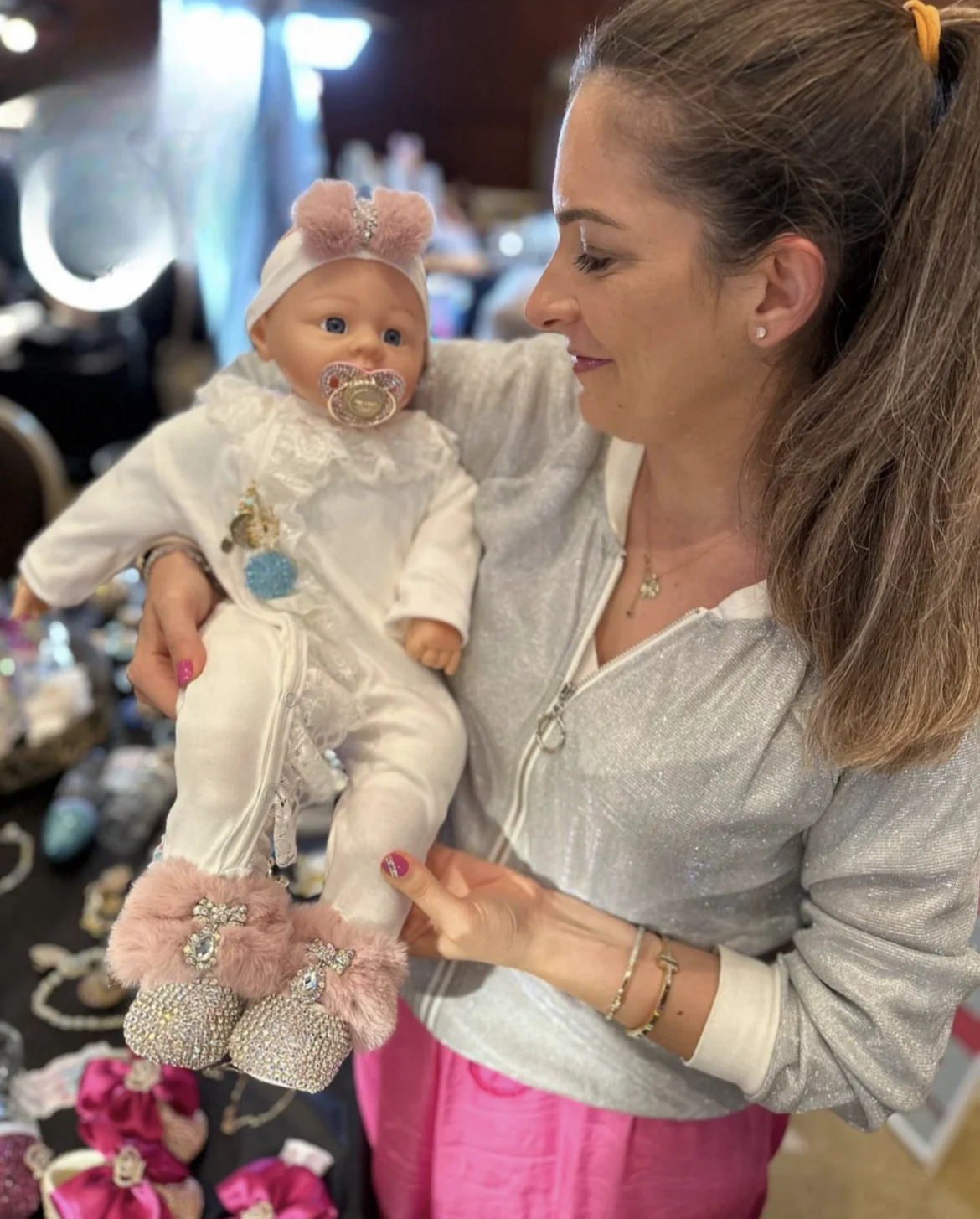 Traje de esmoquin rojo para niño con manta de bebé caballero - imagen 4