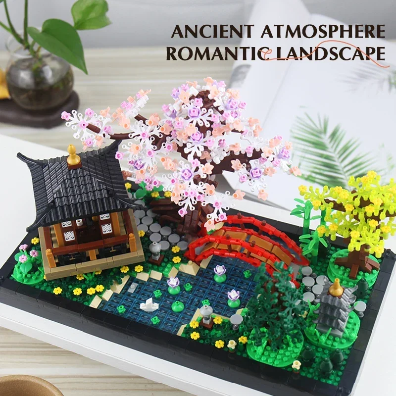 Zen Realm bloques de construcción bonsái en maceta para niñas - imagen 2