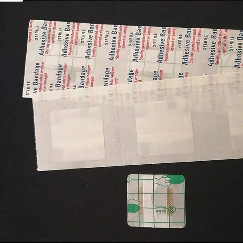 Tiritas impermeables transparentes adhesivas para primeros auxilios